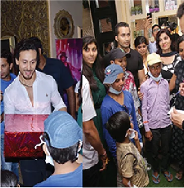 Cancer Patients Meeting Tiger Shroff